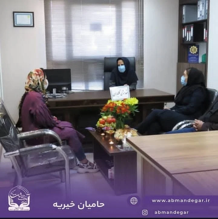 حضور آرزو کلانتری قهرمان جهان در خیریه آوای بهشت ماندگار اصفهان
